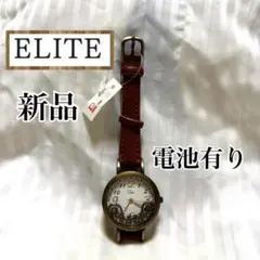 新品 タグ付き ELITE エリート アンティーク調 腕時計