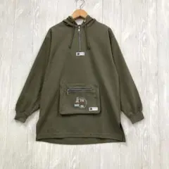 【美品】 Timotag パーカー L相当 グリーン シンプル