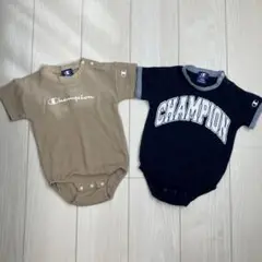 Champion 半袖ボディスーツ 70-80 2点セット