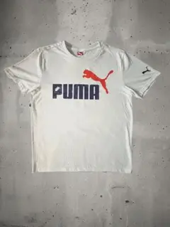 PUMA ホワイト Tシャツ Lサイズ