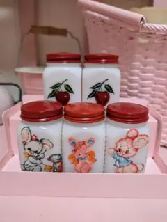 ヴィンテージ☆ソルト＆ペッパー＆スパイスボトル
