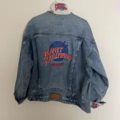 PLANET HOLLYWOOD刺繍ロゴ デニムジャケット