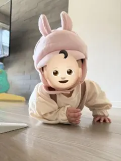うさぎ 転倒防止ヘルメット　綿100%