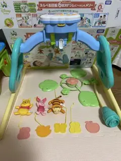 えらべる回転6wayジムにへんしんメリー くまのプーさん ディズニーベビー