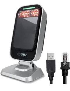 1D 2D QR バーコードリーダー，医療用GS1 POS システム シルバー