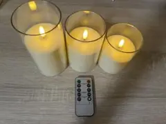 LEDライト3個セット リモコン1つ付き