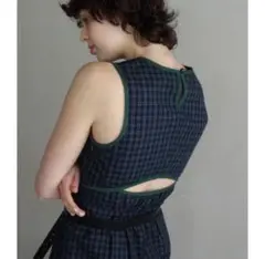idem イデム　back cut check onepiece