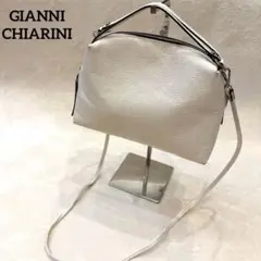 GIANNI CHIARINI✨2WAY ショルダーバッグ ハンドバッグ レザー