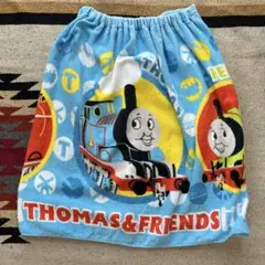 トーマス柄　子供用 ラップタオル 巻きタオル プール 男の子
