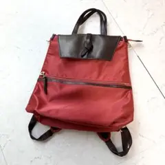 カナナプロジェクト 2way リュック トートバッグ レッド