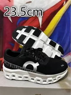 ON Cloudmonster 2 スニーカー 23.5cm ブラック/ホワイト