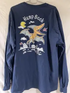 Hump Back ハンプバック バンドTシャツ 恐竜　ネイビー　L プテラ