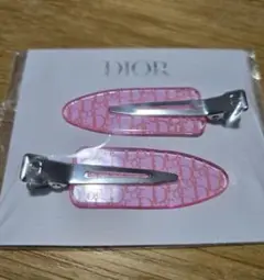 DIOR ノベルティ ヘアクリップとポーチ