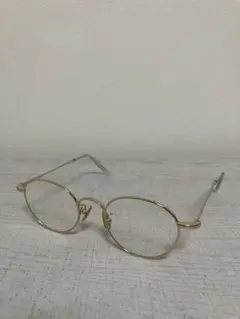 A.D.S.R. LUI'S ハンドメイド ゴールド オーバル型 メガネ