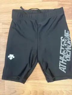 美品#ATHLETES GENTOME 陸上用パンツ Lサイズ 黒#デサント