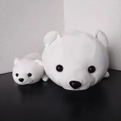 ハッピーマリンCUTE　シロクマ　しろくま　大小セット　水族館　ぬいぐるみ　くじ