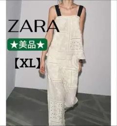 美品★ ZARA ザラ ZW COLLECTION パッチワーク刺繍入りトップス