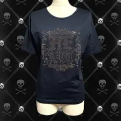 平成ギャル ラインストーン スタッズ加工 ロゴTシャツ y2k グランジ お兄系