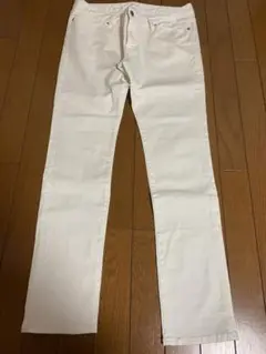 美品　GU レディース　ホワイトデニム　M 76