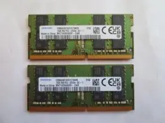 ノート用メモリー　16GB DDR4 PC4-3200AA 2枚