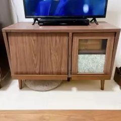 【引き取り限定】大容量スライド扉テレビ台