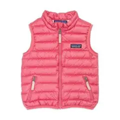 パタゴニア ダウンベスト ピンク 2T PATAGONIAベビーPINKキッズ