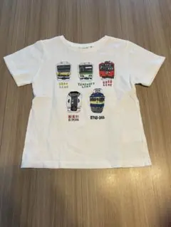 BEAMS mini 電車プリント Tシャツ 120