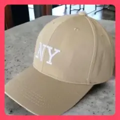 ＮＹキャップ　ベージュ　紫外線対策　スポーツ　散歩　釣り　登山　フェス　海水浴