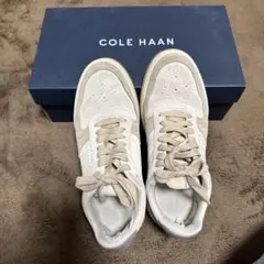 COLE HAAN ベージュ ホワイト スニーカー