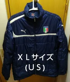 サッカー イタリア代表 中綿 ハーフジャケット プーマ XL