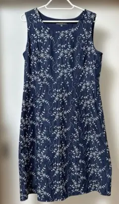 ローラアシュレイ　デニムワンピース