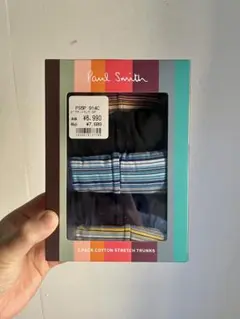 Paul Smith コットンストレッチトランクス 5パック Mサイズ