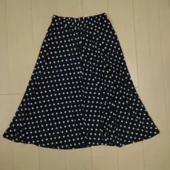 ★ノーブランド ドット柄スカート★