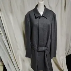 COMME CA MEN ステンカラーコート M グレー