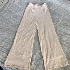 柔らか♡リブニットパンツ♡サイズM
