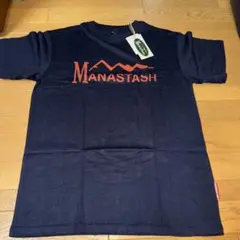 マナスタッシュ　新品未使用　Tシャツ　XL ネイビー