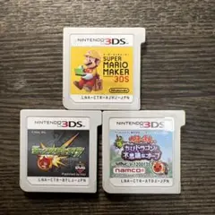 Nintendo 3dsスーパーマリオメーカー　太鼓の達人　モンスターストライク