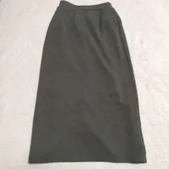 新品 グローバルワーク ジョーゼットIラインスカート S チャコール