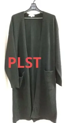 PLST ロングカーディガン M