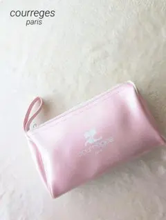 美品　クレージュ　パールピンクポーチ　可愛い 匿名配送　即日発送