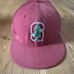 美品【ニューエラ×スタンフォード大学】コラボ ツリーSロゴ キャップ 赤×緑 2581907414.jpg?1746962172