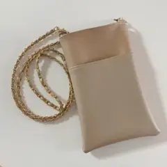 スマホショルダーバッグ　ハンドメイド(少し訳あり)
