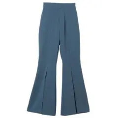 eimy istoire センタープリーツフレアパンツ (BLUE)Sサイズ