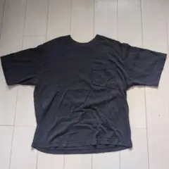 ダークグレー Lサイズ Tシャツ ポケット付き