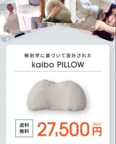 【新品未使用】 kaibo PILLOW ストレートネック対応枕