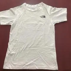 【お盆SALE中】THE NORTH FACE キッズTシャツ 150 白黒ロゴ