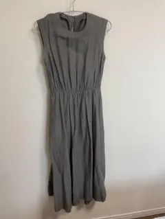 ミラオーウェン　ノースリーブロングワンピース グレー サイズ0