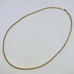 MONET モネ ツイストチェーンネックレス ゴールドカラー