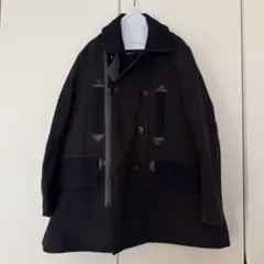 sacai 17AW メルトン ピーコート ネイビー sacai 17AW メルトン ピーコート ネイビー