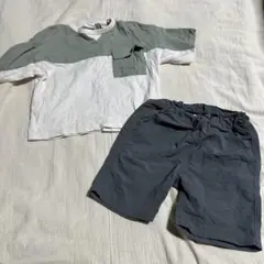 Tシャツとパンツセット　90cm92cm プティマイン　ザラ
